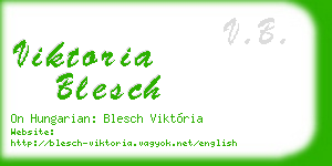 viktoria blesch business card